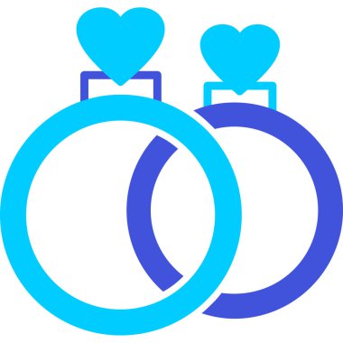 Alyans vektör simgesi