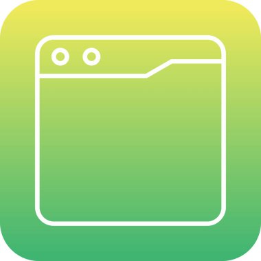 Eşsiz Vektör Satırı Simgesi