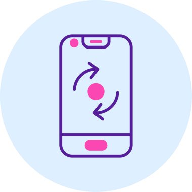 mobil simge vektör illüstrasyonu