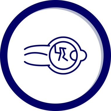 Modern bir simgenin vektör illüstrasyonu