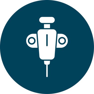 elektrik dolgu simgesi, vektör illüstrasyonu basit tasarım