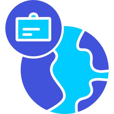 Çanta. Web simgesi basit illüstrasyon