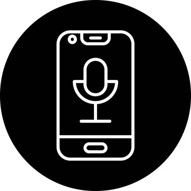 Akıllı telefon. Web simgesi basit illüstrasyon