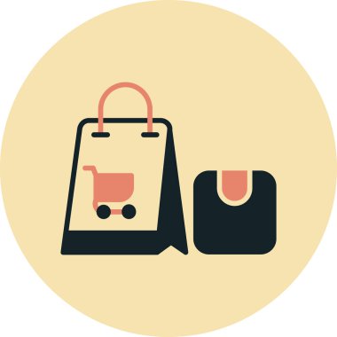 Alışveriş çantası. Basit tasarım