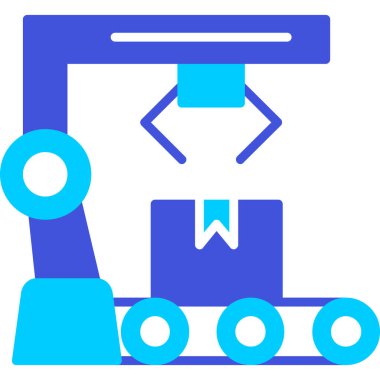 Robotik Kol vektör simgesi