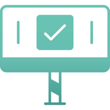 işaretleme vektörü modern simgesini kontrol et