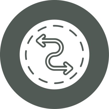 bir dairenin vektör simgesi