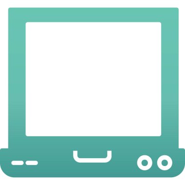 Web simgesi. Tabletin vektör çizimi