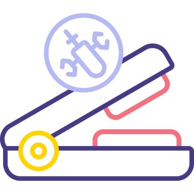 Kitap. Web simgesi basit illüstrasyon