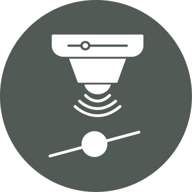 Bir uydu anten simgesinin vektör çizimi