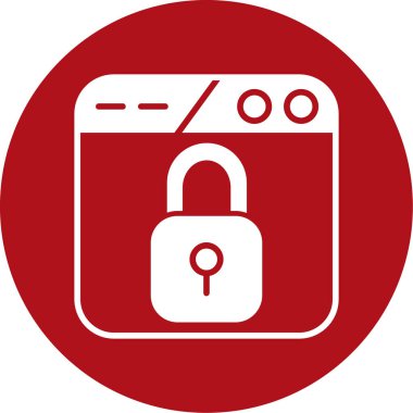 ikon vektör illüstrasyonunu kilitle