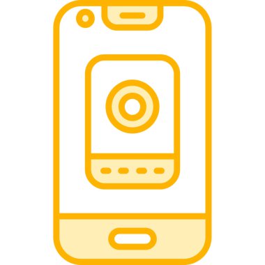 vektör telefon simgesi çizimi