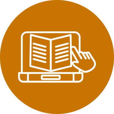 Eğitim simgesinin vektör illüstrasyonu