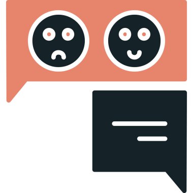 Mesaj sohbet simge vektör çizim