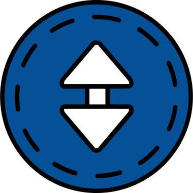 Karışık kategoride ok ok simgesi