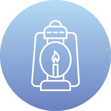 Fener. Web simgesi basit illüstrasyon