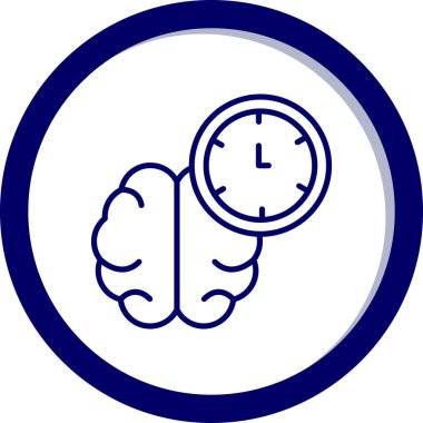 Saat simgesinin vektör illüstrasyonu