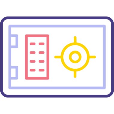 seo modern simgesinin vektör illüstrasyonu