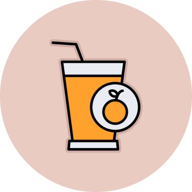 içecek simgesinin vektör illüstrasyonu