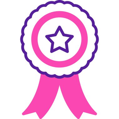 Ödül. Web simgesi vektör illüstrasyonu