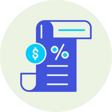 Dolar. Web simgesi basit illüstrasyon