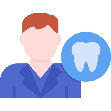 Diş sağlığı ikonu vektörü. İnce çizgi işareti. izole edilmiş sınır sembolü çizimi