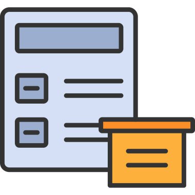 iş belgesi kağıt simgesi