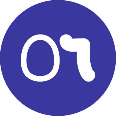 Modern b 'nin vektör illüstrasyonu eksik simgesi