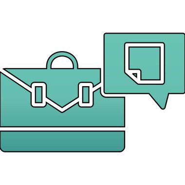 İş ve konsept simgesinin vektör illüstrasyon tasarımı