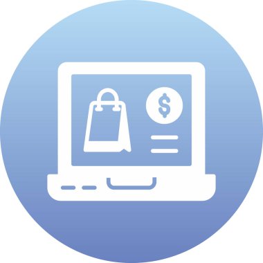 Alışveriş çantası. Basit resimleme