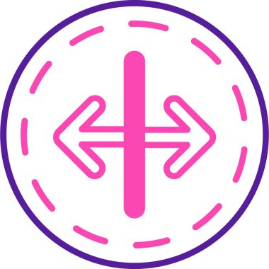 compass modern icon, vector illustration