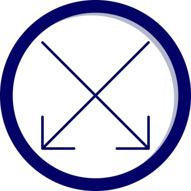 Pusula. Web simgesi basit illüstrasyon