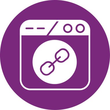 Çamaşır Makinesi Vektörü Kabartma Simgesi Tasarımı