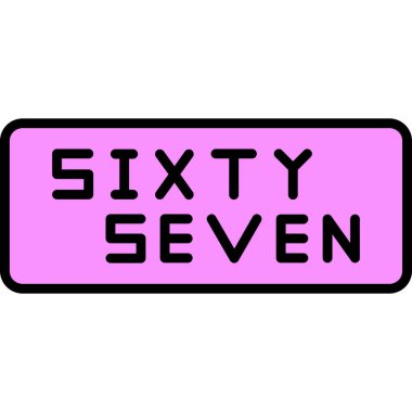 Beyaz arkaplanda altı numara..