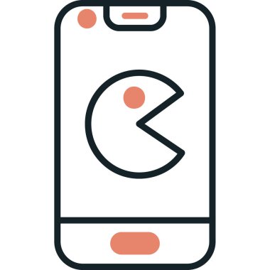 Telefon simgesi vektör illüstrasyonu