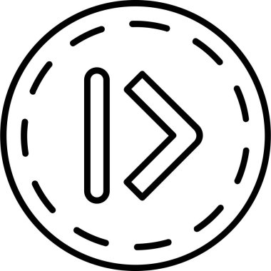 ok yönü ok simgesi ana hat biçiminde