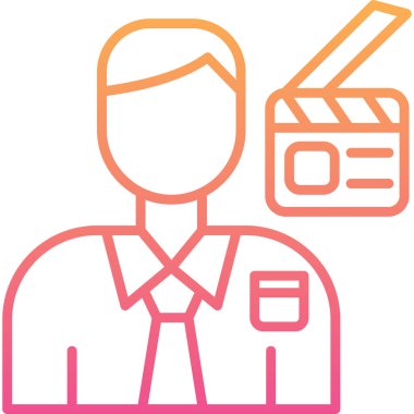 Bir kadın ve erkeğin vektör çizimi