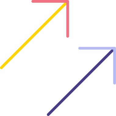 Ok. Web simgesi basit illüstrasyon