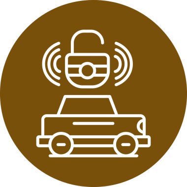 araba simgesi vektör illüstrasyonu