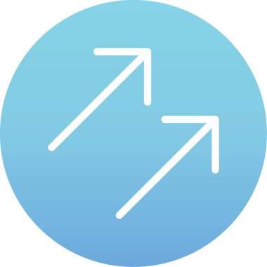 Yönlendirme okları simgesi. vektör illüstrasyonu