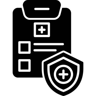 Kalkanlı pano, pano ve kontrol listesi vektör simgesi tasarımı