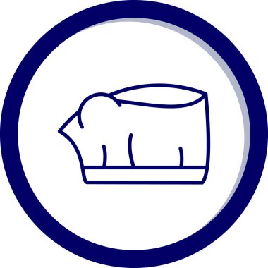 Fırın ekmeği. Web simgesi