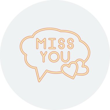 İleti simgesi vektörünü özledim