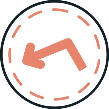 ok aşağı simge vektör illüstrasyonu