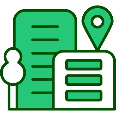 konum haritası simgesi simgesi