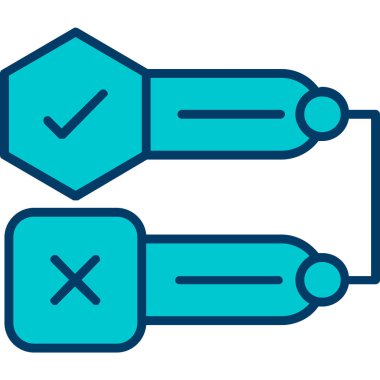 kontrol listesi simgesi vektör illüstrasyonu