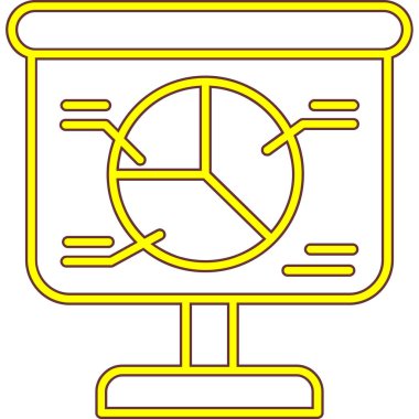 Pusula. Web simgesi basit tasarım