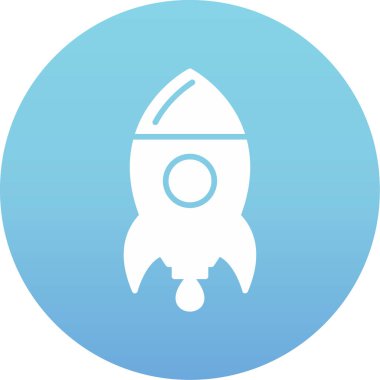 Roket simge vektör çizim