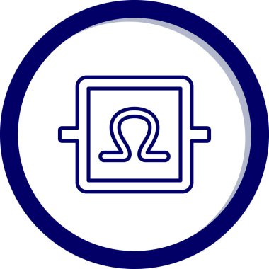 Modern b 'nin vektör illüstrasyonu eksik simgesi