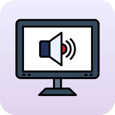 İnternet konseptinin web simgesi, vektör illüstrasyonu